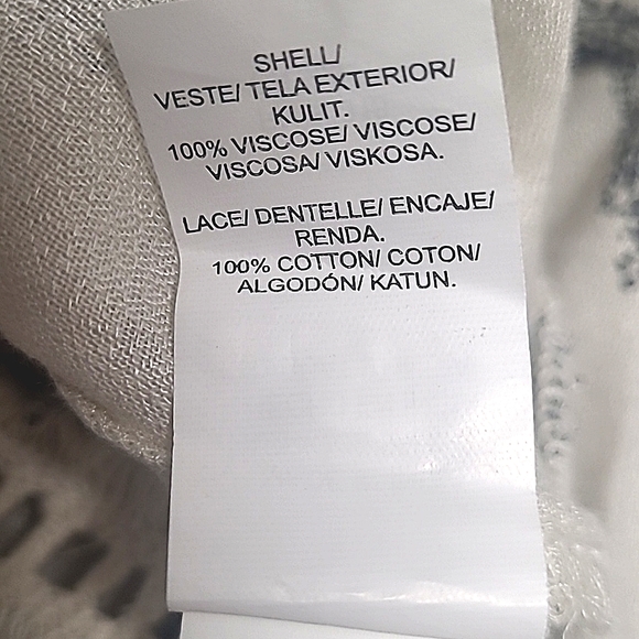 Lucky 3/4 Sleeve Ruffle Blouse - Picture 7 of 7